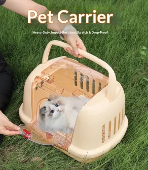 Extra Large Pet Crate Carrier for Travel, Thick Sturdy Ventilated Cat Dog Flight Kennel, Comfortable Spacious Pet Supplies