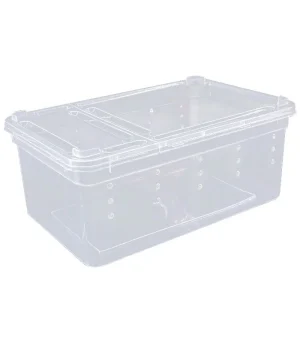 26th New Model Reptile Breeding Box Panoramic Transparent Ventilated Perforations Thickened Spider Horned Frog