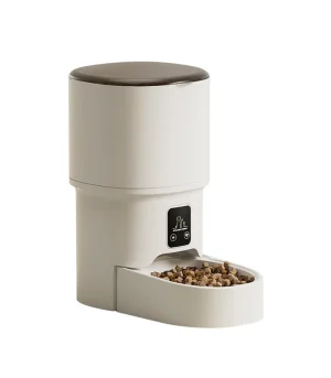 Smart Automatic Pet Feeder 4L Large Capacity Auto Dog Cat Feeder with APP Control, Dual Power Supply Anti-Jam Design