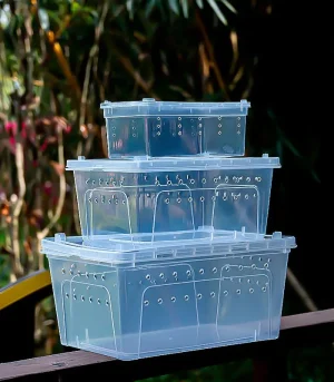 High Quality Plastic Reptile Terrarium Enclosure for Frogs Lizards Snakes Turtles Amphibian