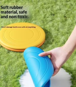 Pet Soft Flying Disc Toy Outdoor Floating Water Border Shepherd Interactive Bite-Resistant Boredom-Relieving Dog Training Model