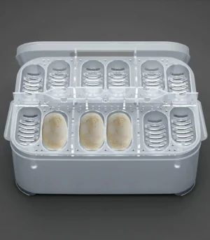 12 Grids Reptiles Eggs Incubator Tray,Incubation Box for ing Snake, Lizards, Gecko Egg,Reptile Breeding Box Incubator Supplies