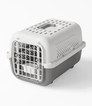 PP Material Pet Airline Carrier, 4 Sides Ventilation Breathable Cat Dog Travel Cage, Airline Approved Pet Transport Box