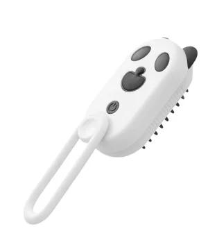 Panda Pet Electric Spray Massage Comb for Cats Dogs-Universal Hair Cleaning Pet Brush with Floating Feature