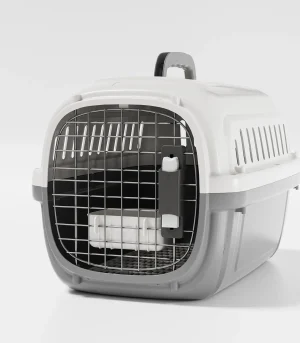 Pet Air Box Out Hard Portable Airline Crate Cartoon Design Over 7kg Capacity Cat Dog Carrier for Car Use
