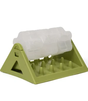Rotatable Pet Food Leak Toy, Roller Slow Eating Bowl Design, Mental Stimulation Boredom Relief Supplies for Pet