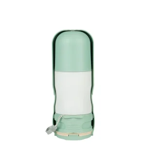 3-in-1 Foldable Pet Water Bottle with Light, Portable Outdoor Drinking Food Feeder  for Dog Cat