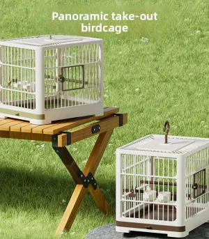 Birdcage Parrot Supplies Large Space Breathable Anti-Escape Design Bird Walking Tool Outdoor Portable Ornamental Pet Supplies