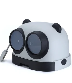 Panda Type Fully Enclosed Extra Large Cat Litter Box with Anti-Odor Anti-Splash Deodorizing Features