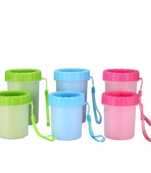 Portable Dog Paw Cleaner Cup, Soft Silicone Pet Foot Washer, Muddy Paw Deep Cleaning Pet Grooming Supplies for Cats Dogs