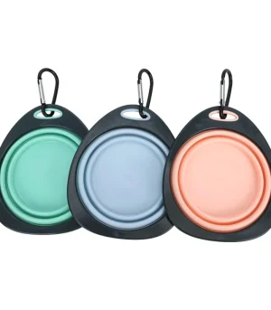 Portable Collapsible Pet Bowl, Foldable Outdoor Travel Dog Cat Food and Water Bowl, Universal Pet Feeding Supplies