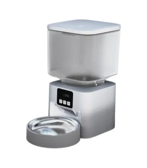 Automatic Smart Cat Feeder with App Remote Control, Timed Quantitative Food Dispenser for Small Medium Pets
